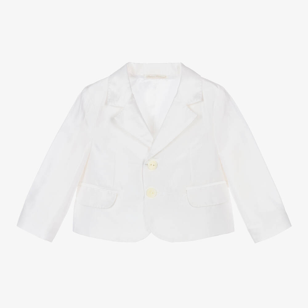 Dolce & Gabbana - Weißer Seidenblazer für Babys | Childrensalon