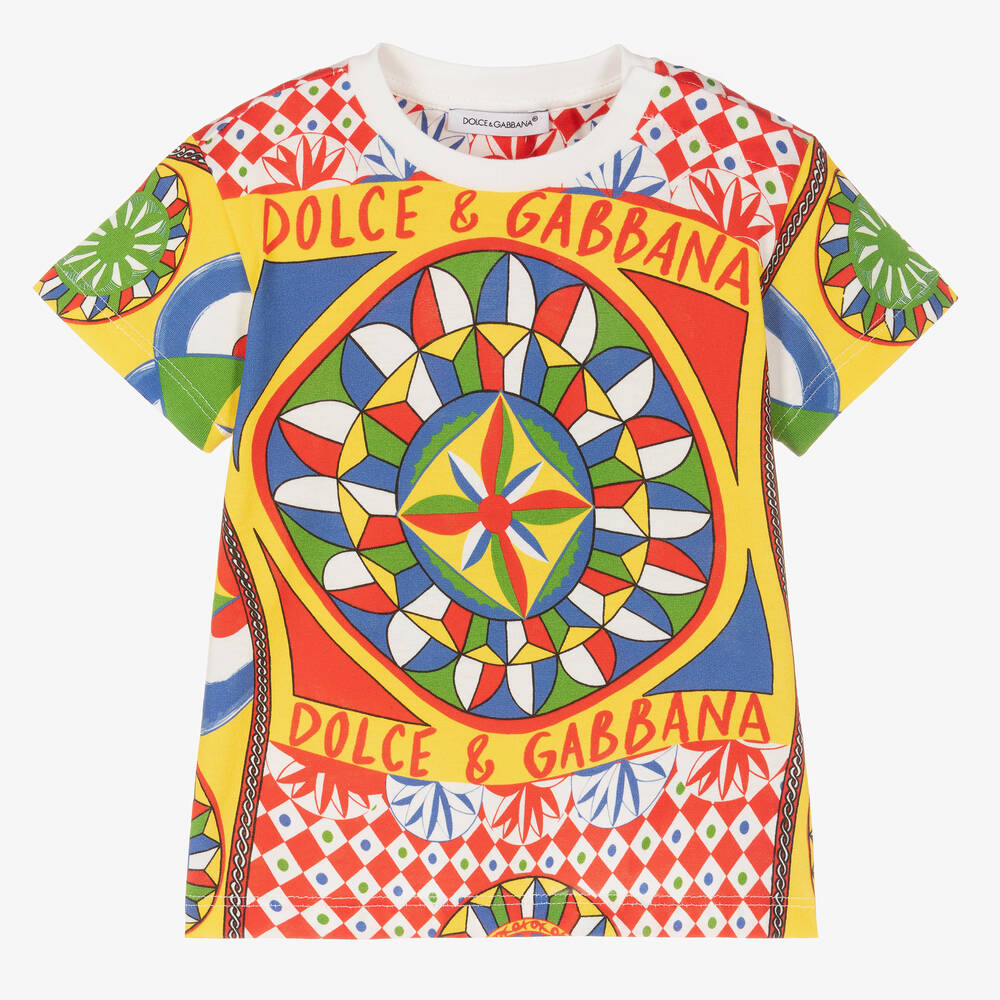T shirt dolce e gabbana bambino discount