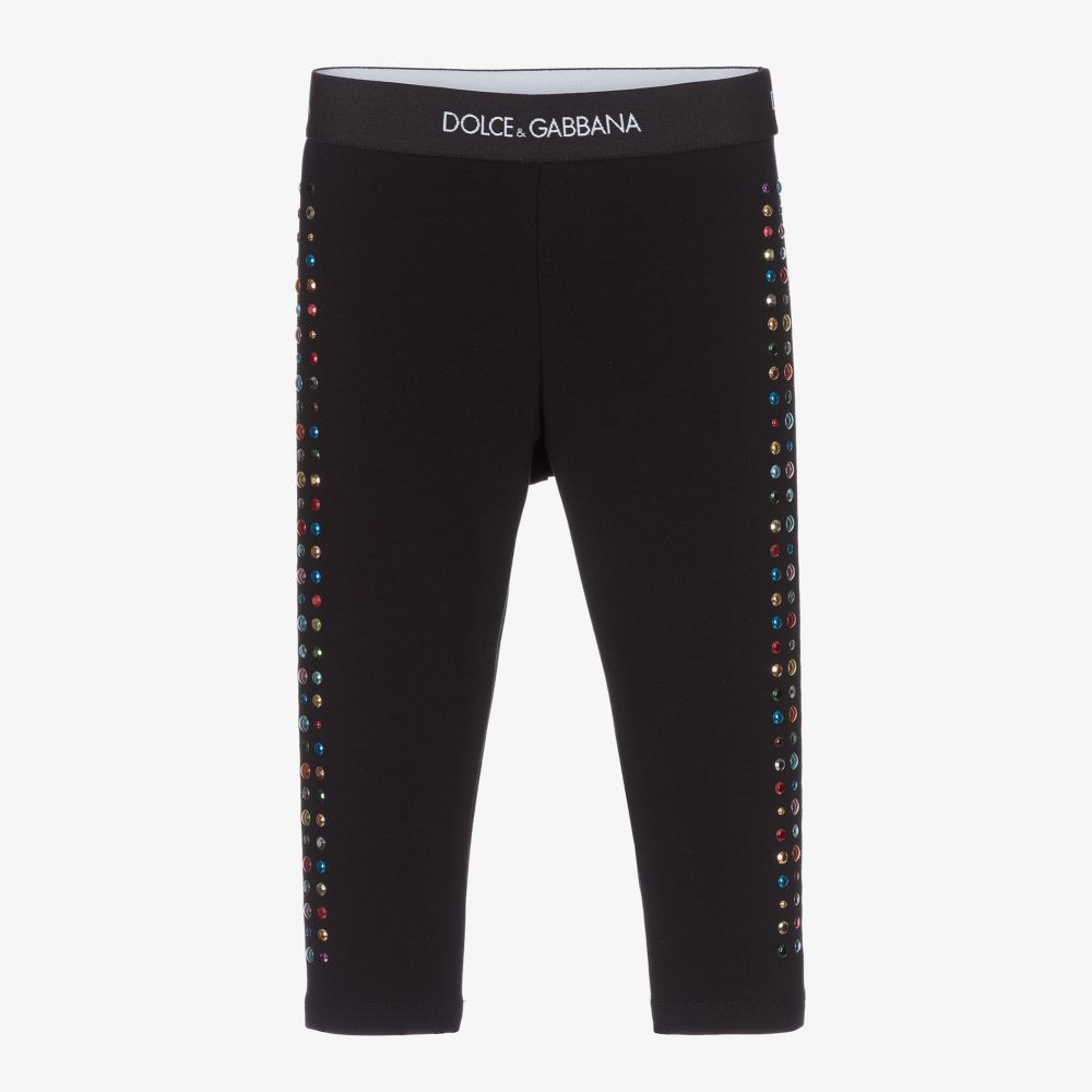 Dolce & Gabbana - Legging noir Bébé fille | Childrensalon