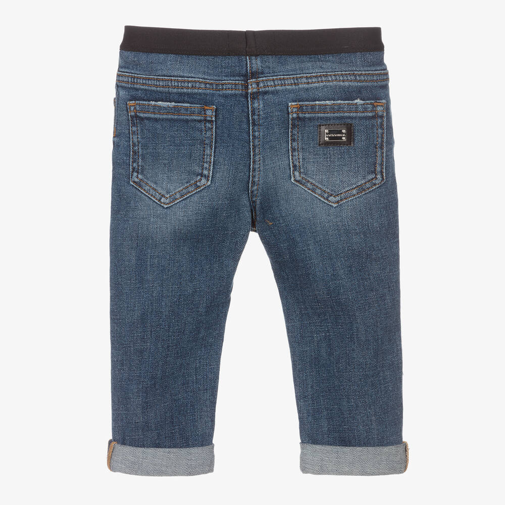 Dolce & Gabbana-Синие джинсы для малышек | Childrensalon Outlet