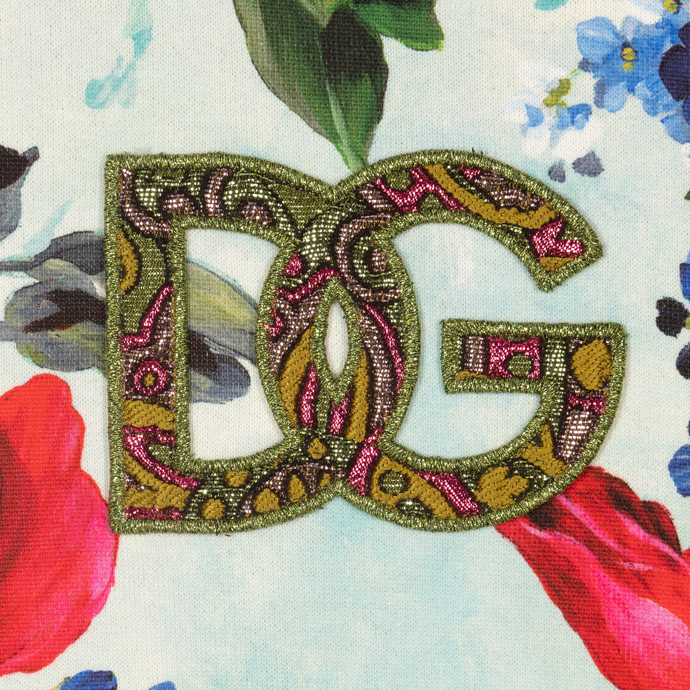 Dolce & Gabbana-Свитшот с цветами для малышек | Childrensalon Outlet