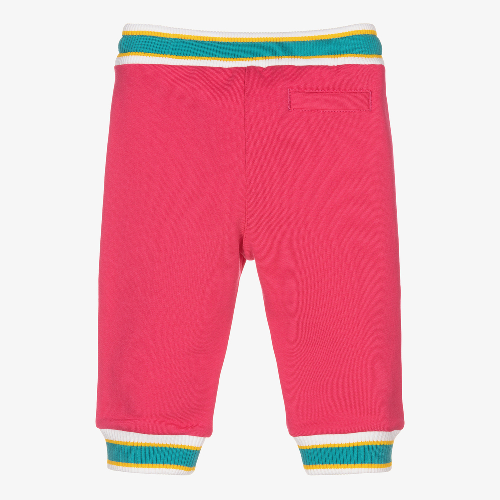Dolce & Gabbana-Розовые хлопковые джоггеры для малышек | Childrensalon Outlet