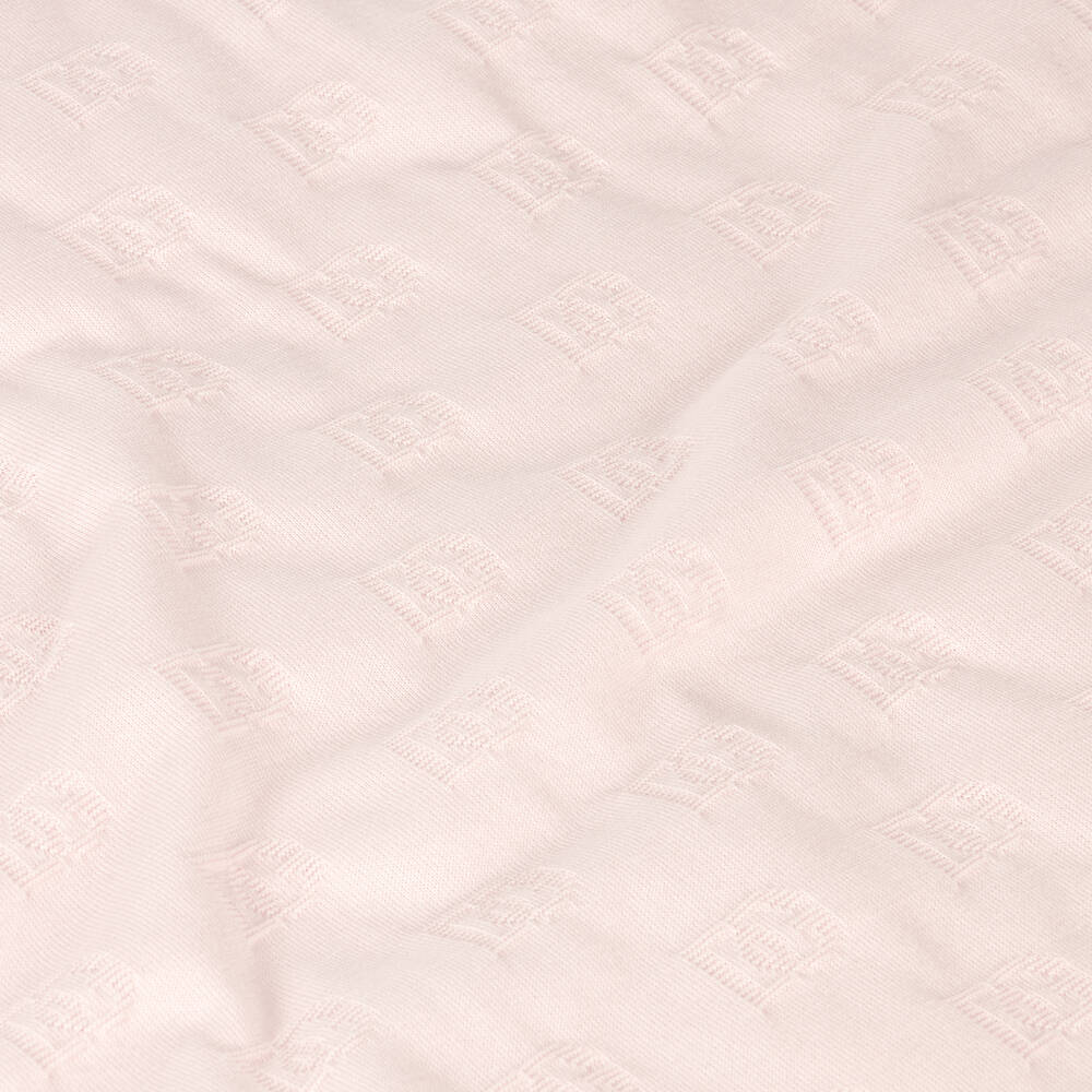 Dolce Gabbana Baby Girls Pink Logo Blanket 78cm