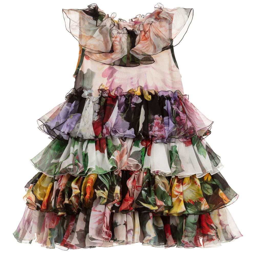Dolce \u0026 Gabbana - Baby Girls Silk Dress 