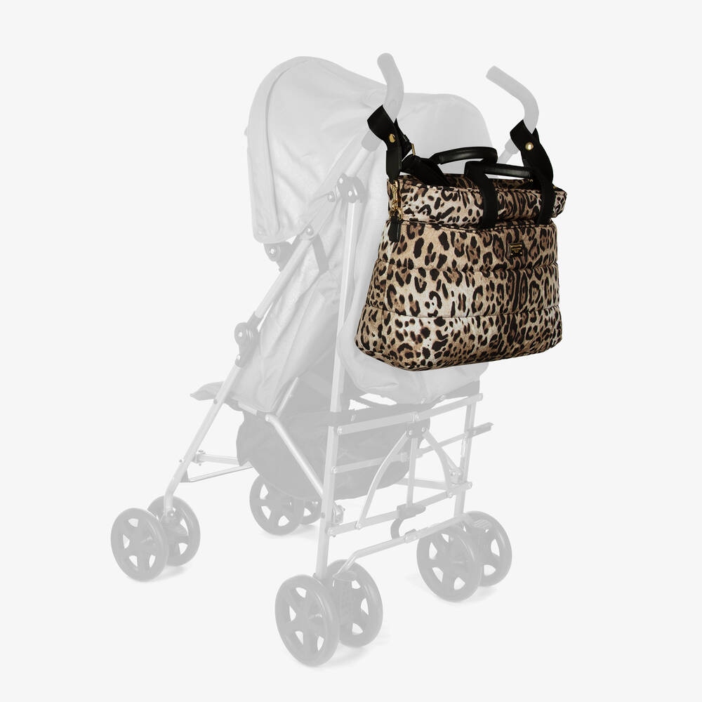 Dolce & Gabbana Kids Leopard-Print Baby Changing Bag - Neutrals