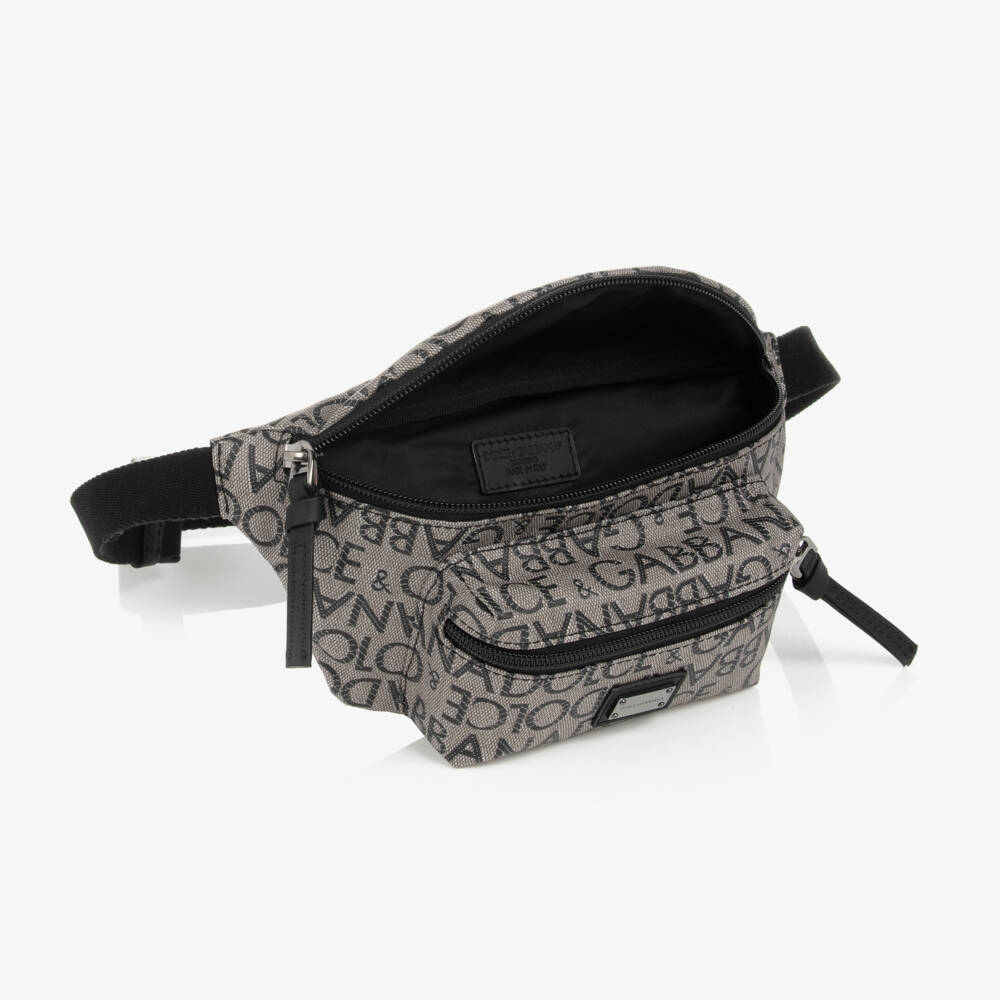 Dolce & Gabbana-Beige Zip-Up Belt Bag (20cm) | Childrensalon Outlet