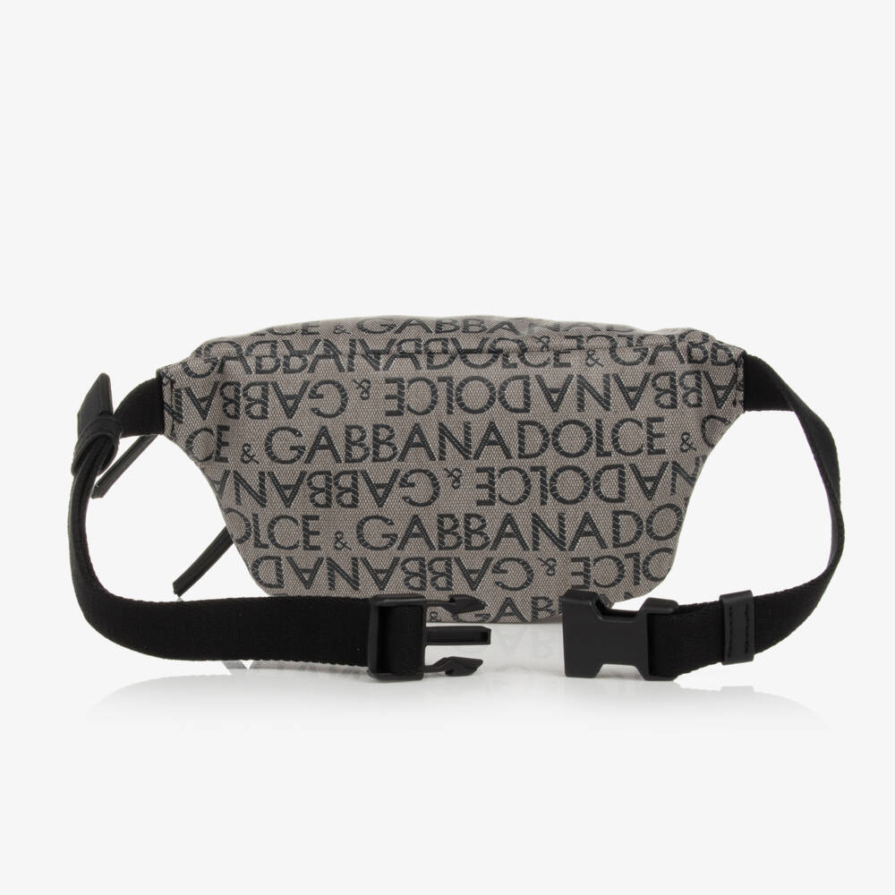 Dolce & Gabbana-Beige Zip-Up Belt Bag (20cm) | Childrensalon Outlet