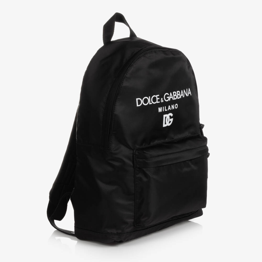 Dolce & Gabbana-Black Backpack (42cm) | Childrensalon Outlet