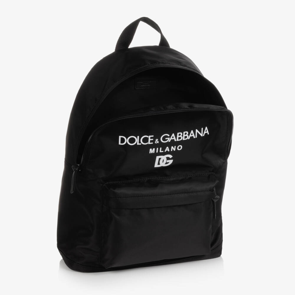 Dolce & Gabbana-Black Backpack (42cm) | Childrensalon Outlet