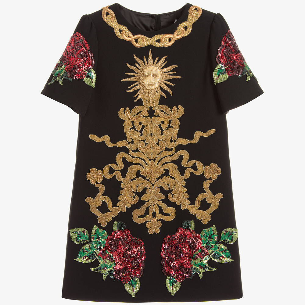 Dolce and gabbana embroidered dress top