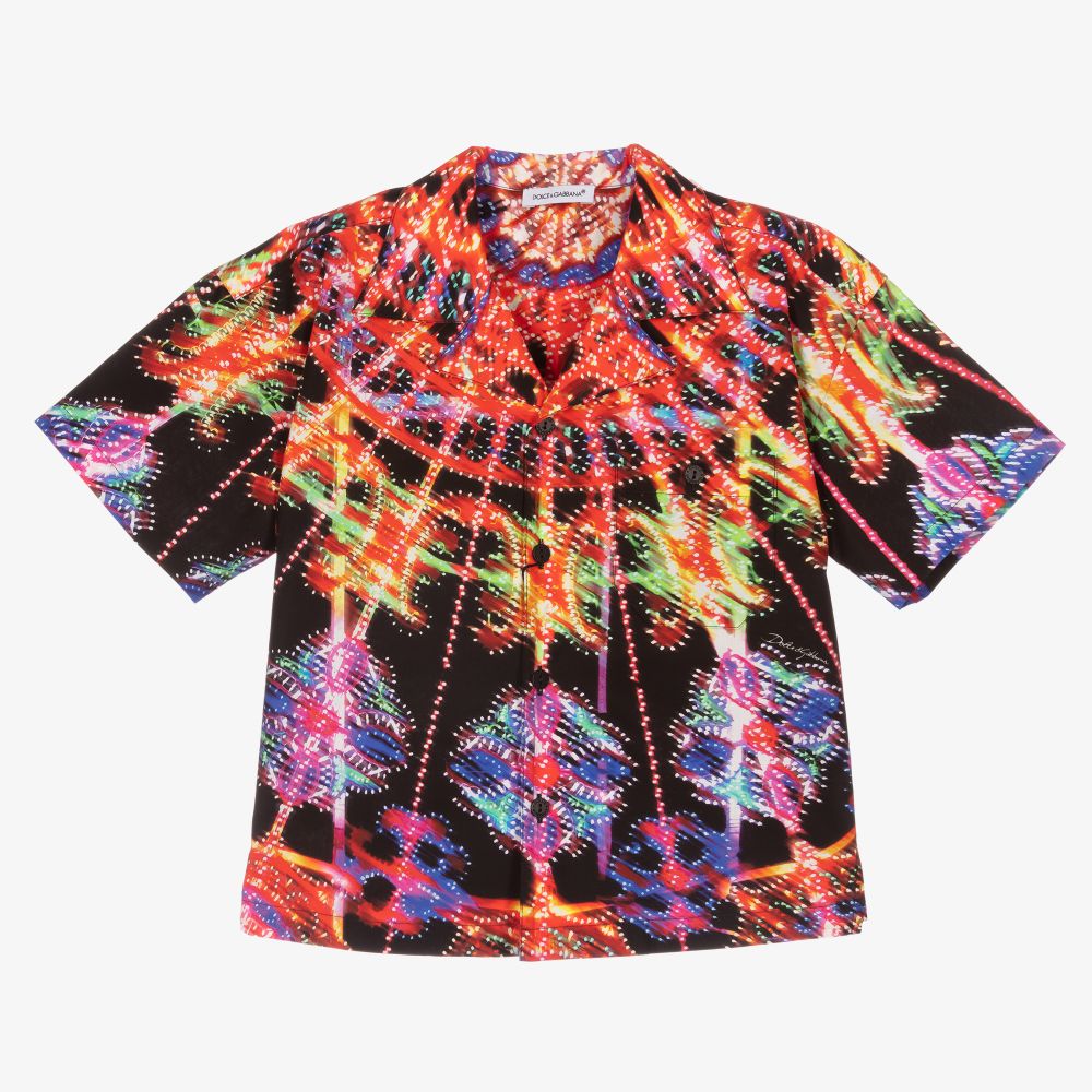 Dolce & Gabbana - Black Illumination Shirt | Childrensalon