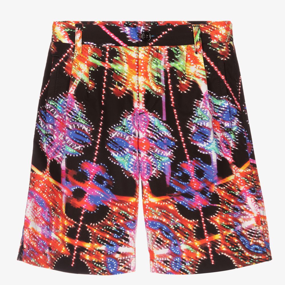 Dolce & Gabbana - Schwarze Illumination Shorts | Childrensalon