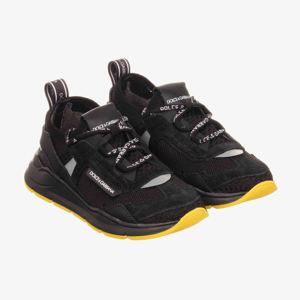 Dolce and cheap gabbana black trainers