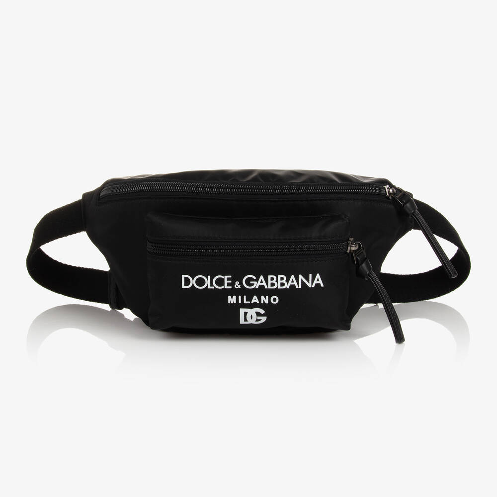 Black Nylon Belt Bag 24cm