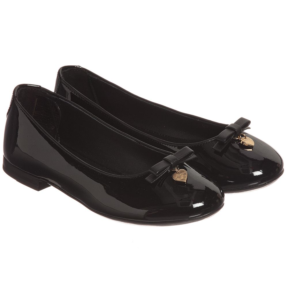 Dolce & Gabbana - Black Patent Leather Shoes | Childrensalon