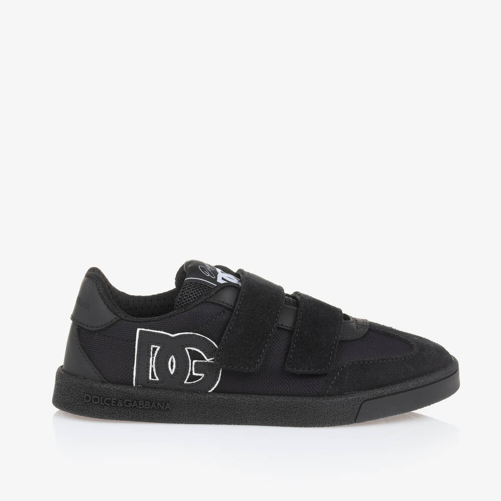 dolce and gabbana black trainers