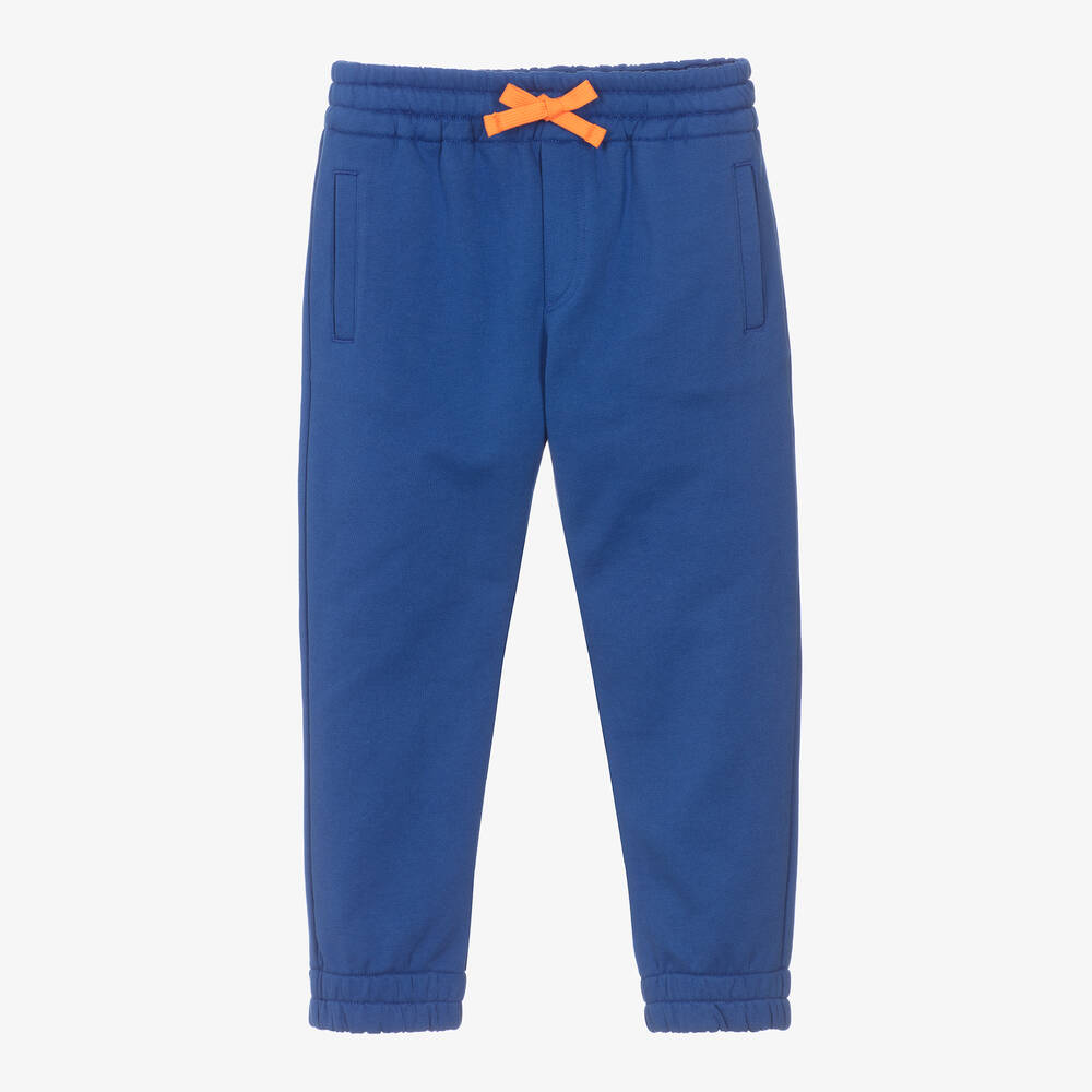 Dolce & Gabbana - Pantalon de jogging bleu en coton | Childrensalon