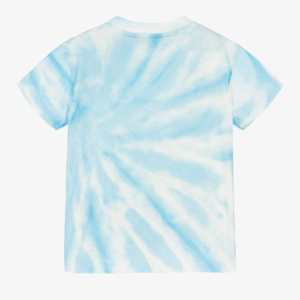 Dolce & Gabbana-تيشيرت أطفال ولادي قطن لون أزرق | Childrensalon Outlet