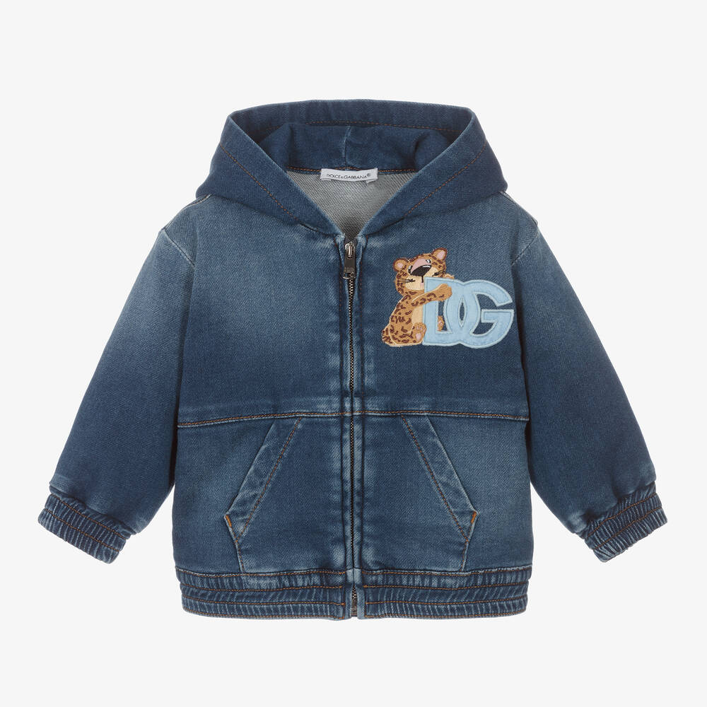 Dolce & Gabbana - Blaue Jeansjacke für Babys | Childrensalon