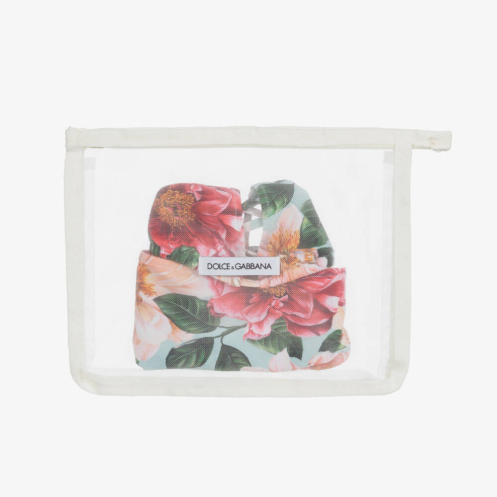 Dolce & Gabbana フルーツ プリント ビキニ ピンク Amazon.com: Dolce & Gabbana Pink Floral Halter Beachwear