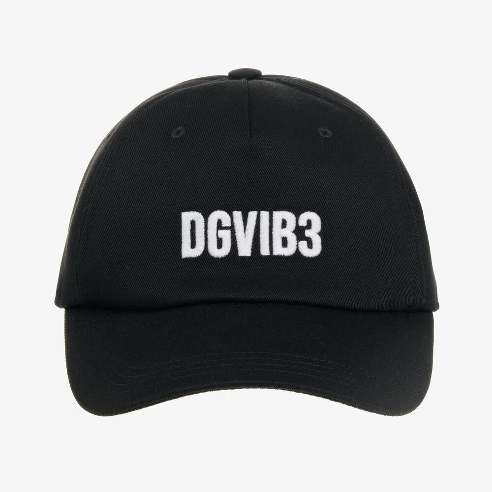 Dolce & Gabbana-Черная хлопковая бейсболка для мальчиков | Childrensalon Outlet