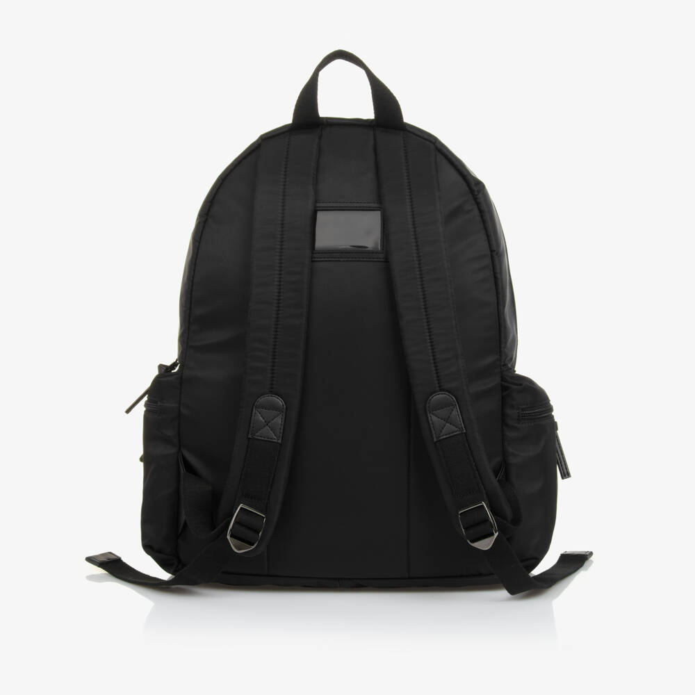 Dolce & Gabbana-Boys Black Crest Emblem Backpack | Childrensalon Outlet