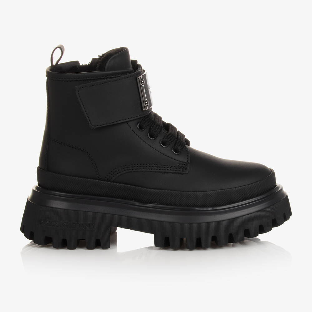 Boys leather shop ankle boots