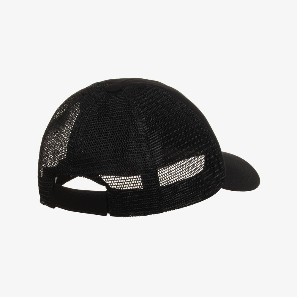 Dolce & Gabbana-Boys Black Mesh Twill Cap | Childrensalon Outlet