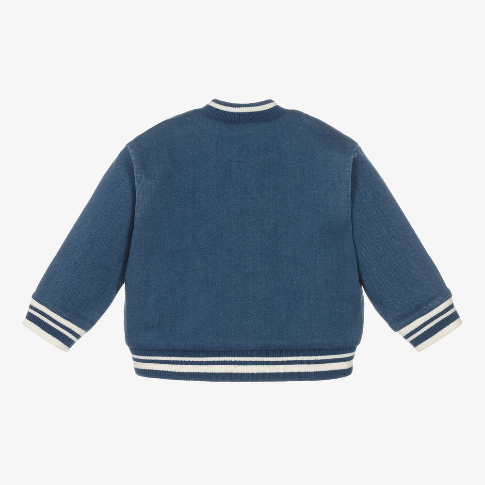Dolce & Gabbana - Boys Blue Crossover DG Bomber Jacket