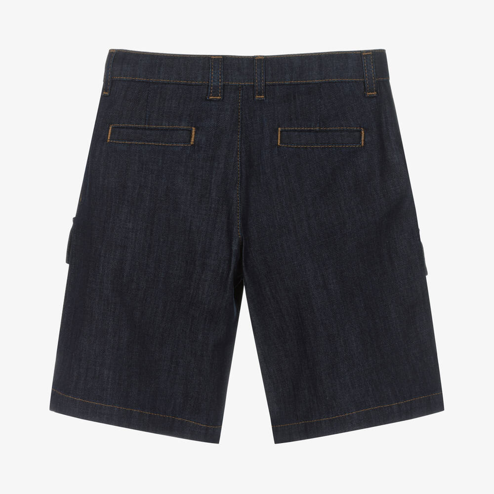 Dolce & Gabbana-Boys Blue Denim Bermuda Shorts | Childrensalon Outlet