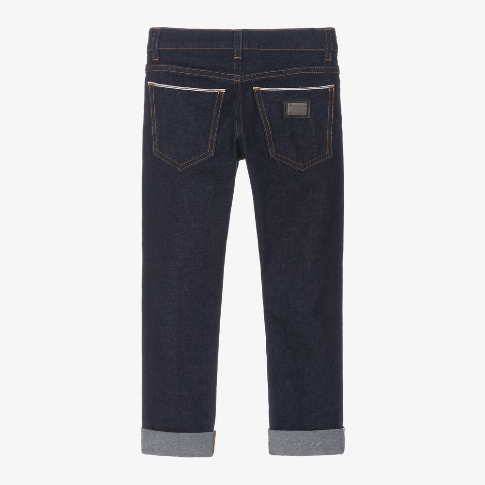 Dolce & Gabbana-Синие джинсы для мальчиков | Childrensalon Outlet
