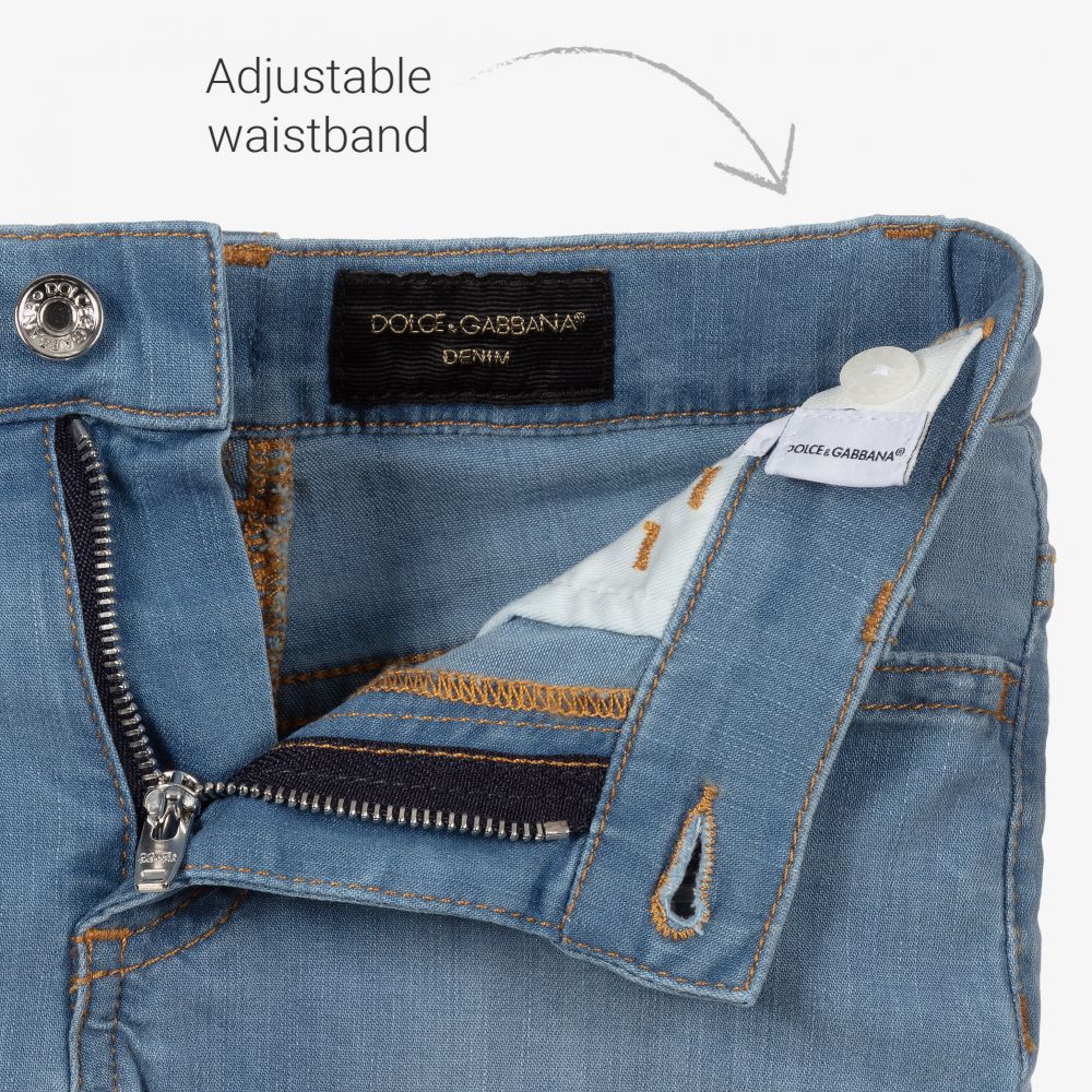 Dolce & Gabbana-Синие джинсовые шорты для мальчиков | Childrensalon Outlet