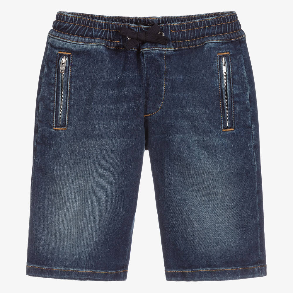 Dolce & Gabbana - Blaue Jeans-Shorts für Jungen | Childrensalon