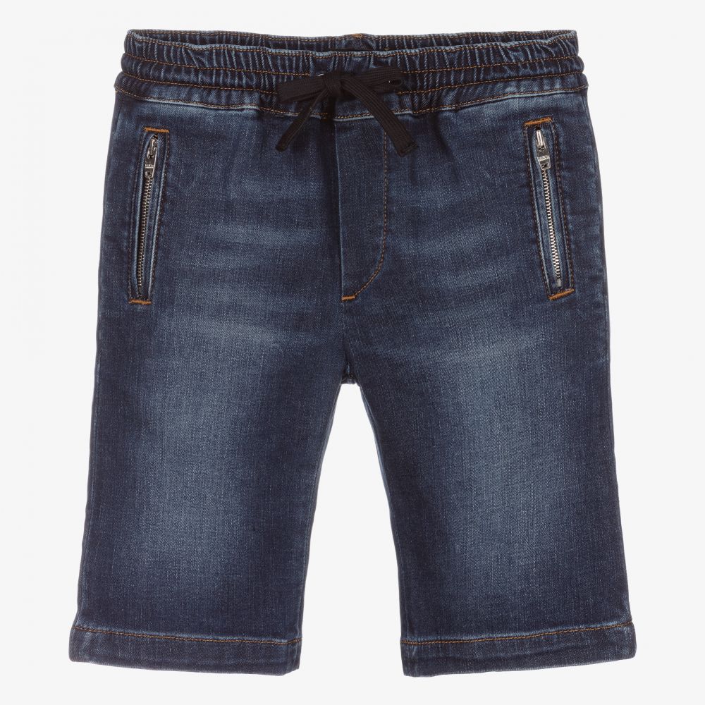 Dolce & Gabbana - Синие джинсовые шорты для мальчиков | Childrensalon