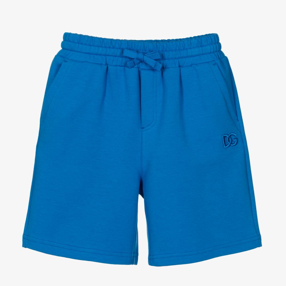 Dolce & Gabbana - Boys Blue Jersey Shorts | Childrensalon
