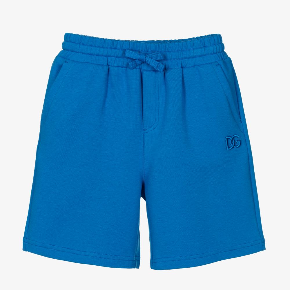 Dolce & Gabbana - Short bleu en jersey Garçon | Childrensalon