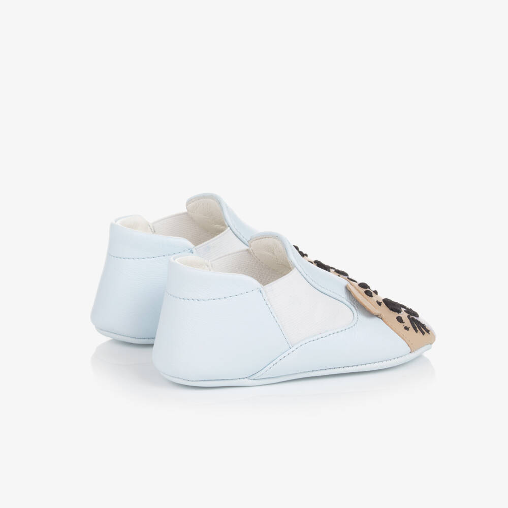 Dolce & Gabbana-Boys Blue Leather Safari Walkers | Childrensalon Outlet