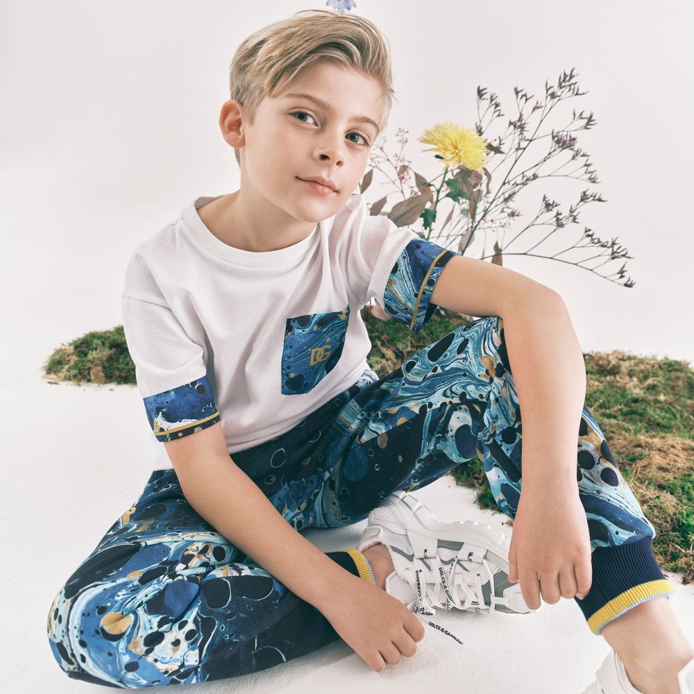 Dolce Gabbana Boys Jeans Blue