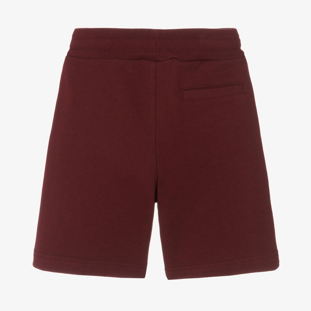 Dolce & Gabbana-Boys Burgundy Red Cotton Shorts | Childrensalon Outlet