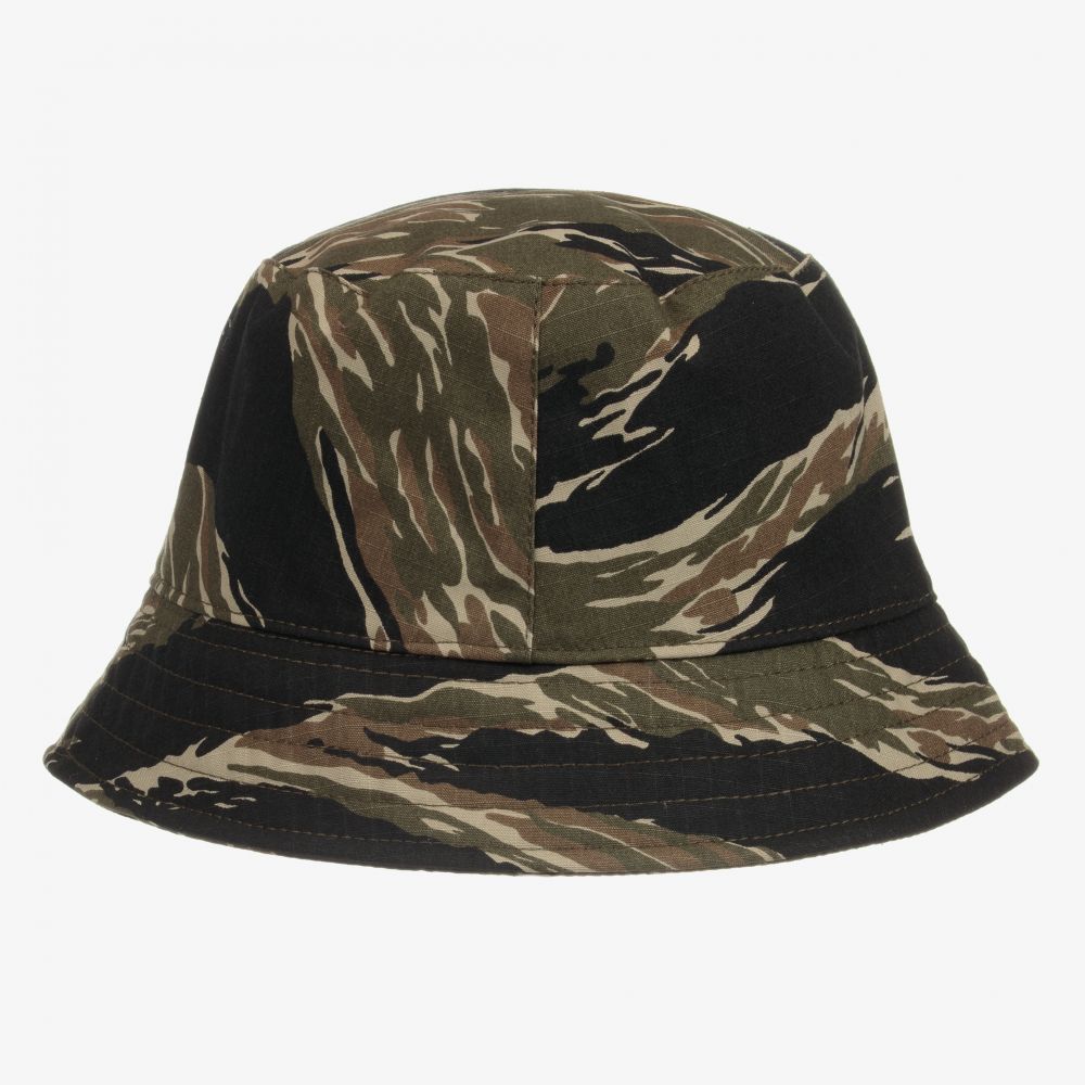 Dolce & Gabbana-Boys Camouflage Bucket Hat | Childrensalon Outlet
