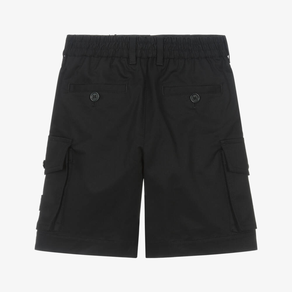 Dolce & Gabbana-Boys Charcoal Adventure Cotton Shorts | Childrensalon Outlet