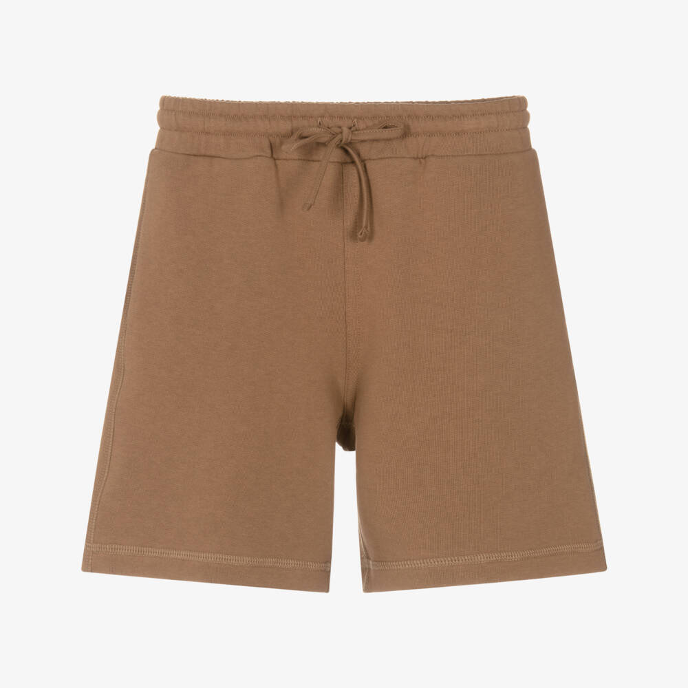 Dolce & Gabbana-Boys Classic Brown Jersey Shorts | Childrensalon Outlet