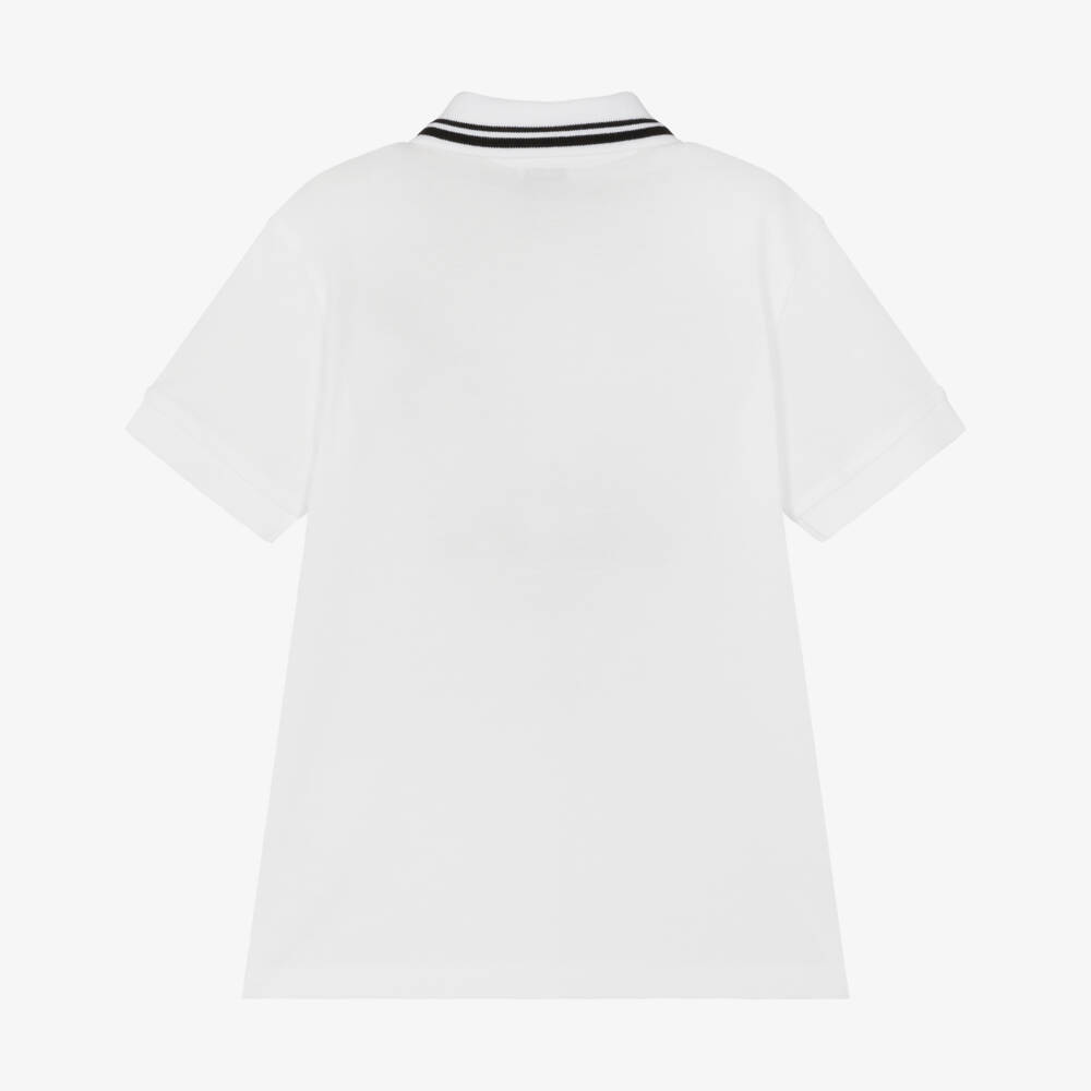 Dolce & Gabbana-Boys Classic Cotton Emblem Polo | Childrensalon Outlet