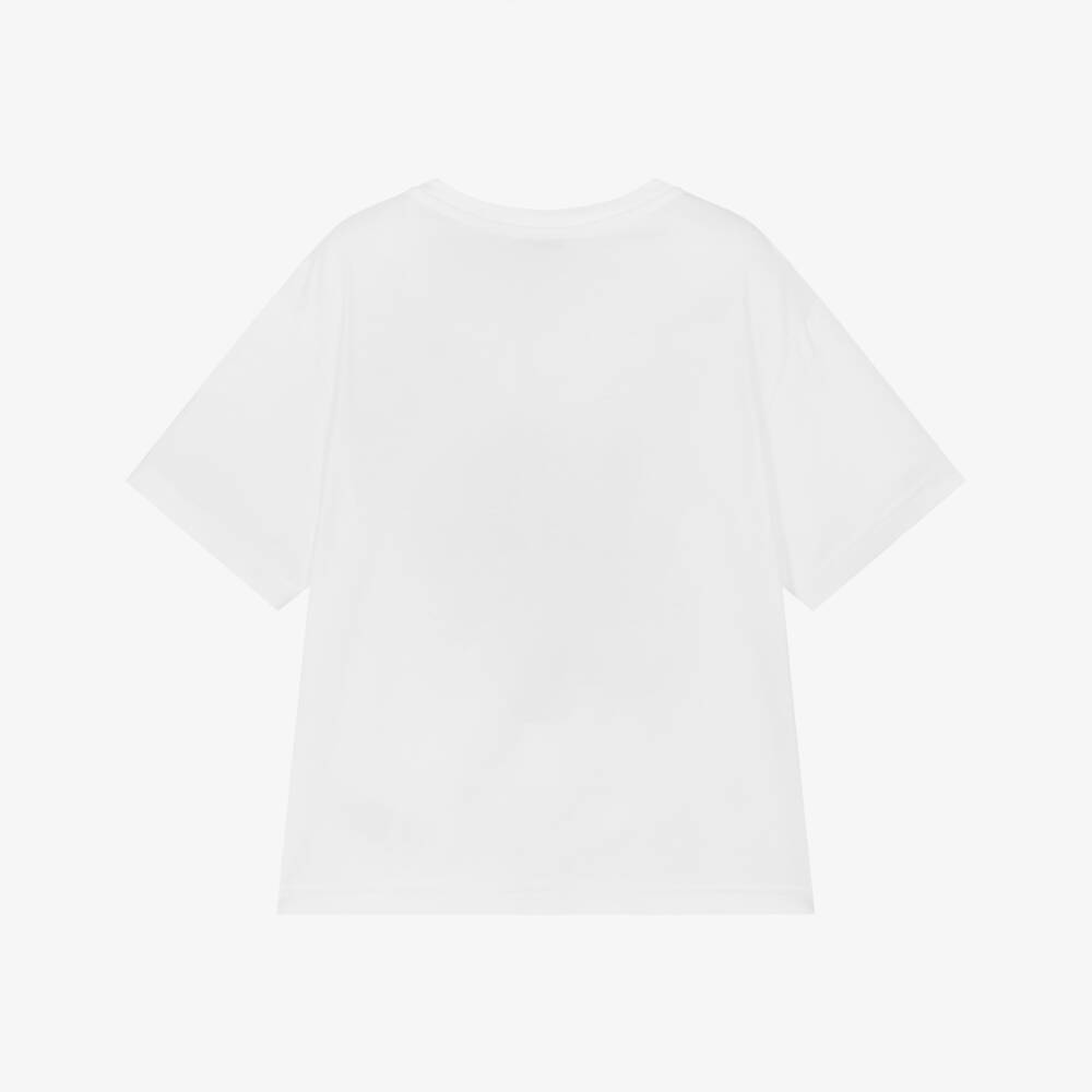 Dolce & Gabbana-Boys Classic White Cotton Tee | Childrensalon Outlet