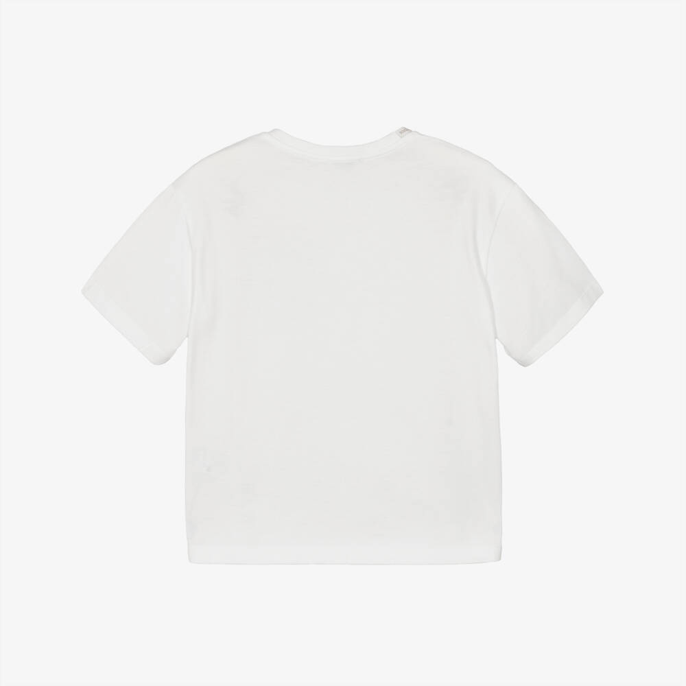Dolce & Gabbana-Boys Classic White Jersey Tee | Childrensalon Outlet