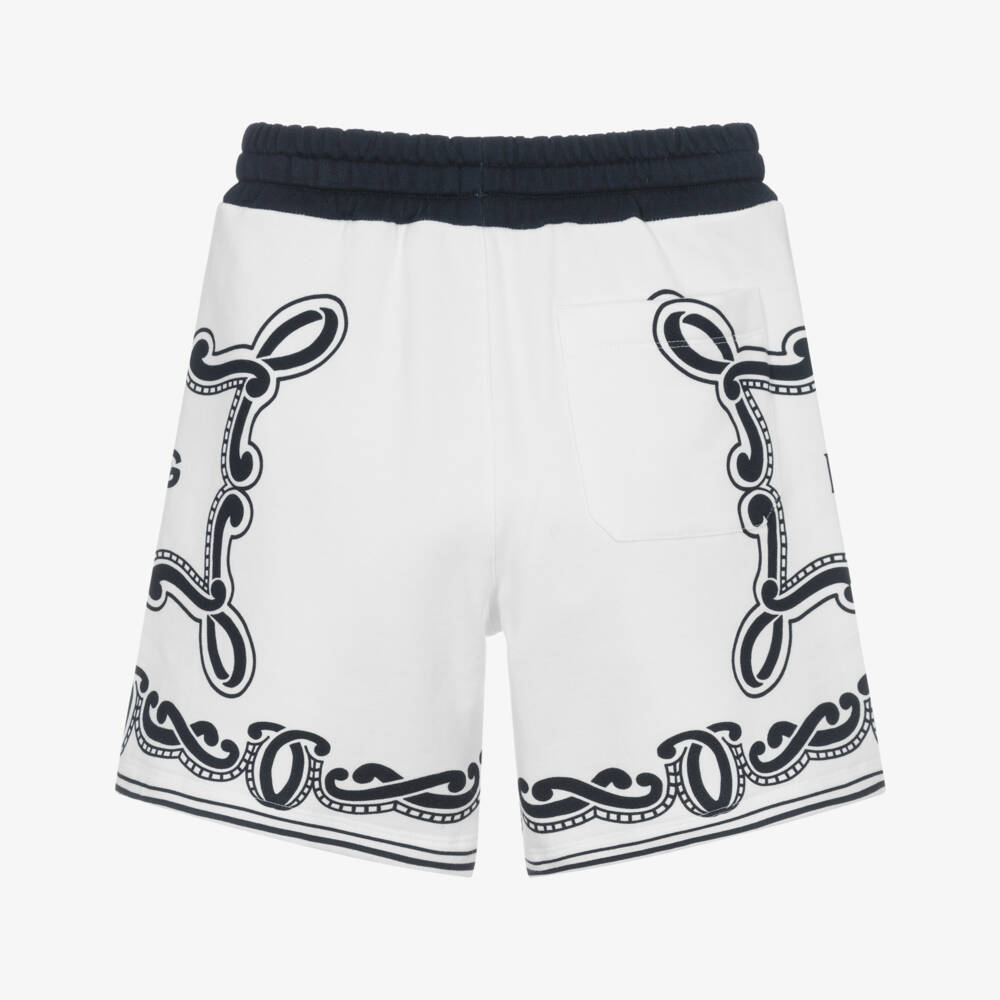 Dolce & Gabbana-شورت قطن بنقشة باندانا للأولاد | Childrensalon Outlet