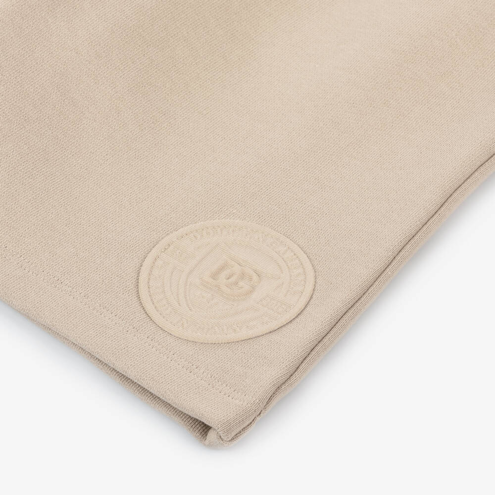 Dolce & Gabbana-شورت قطن لون بيج للأولاد | Childrensalon Outlet