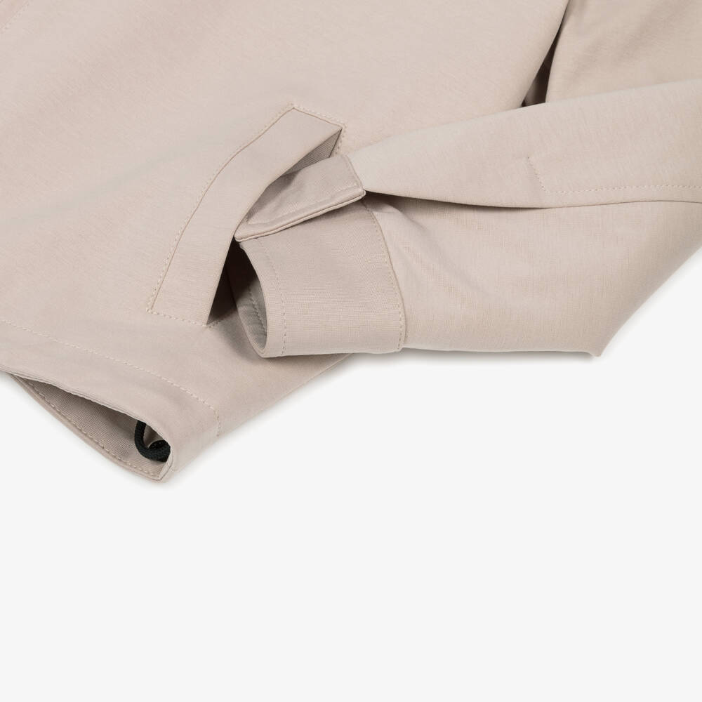 Dolce & Gabbana-Boys Cotton Beige Zip Jacket | Childrensalon Outlet