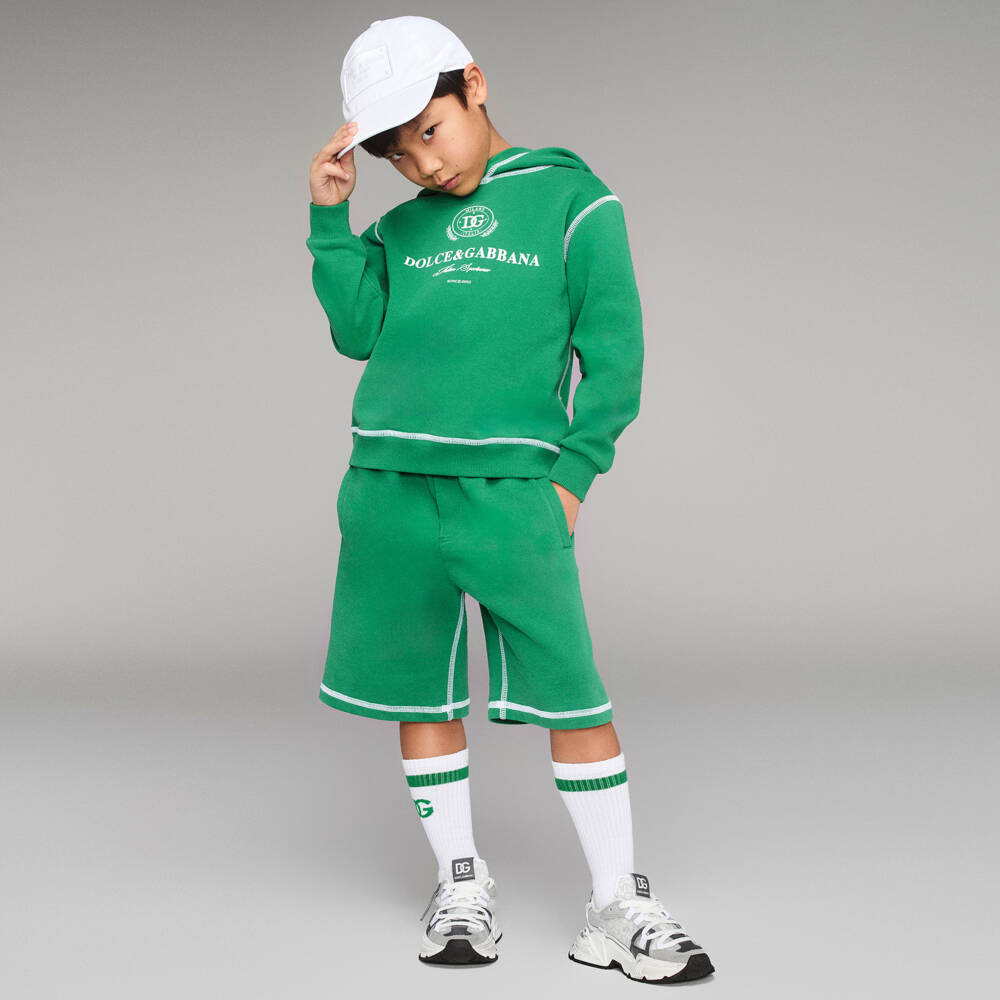 Dolce & Gabbana-Boys Cotton Bermuda Shorts | Childrensalon Outlet