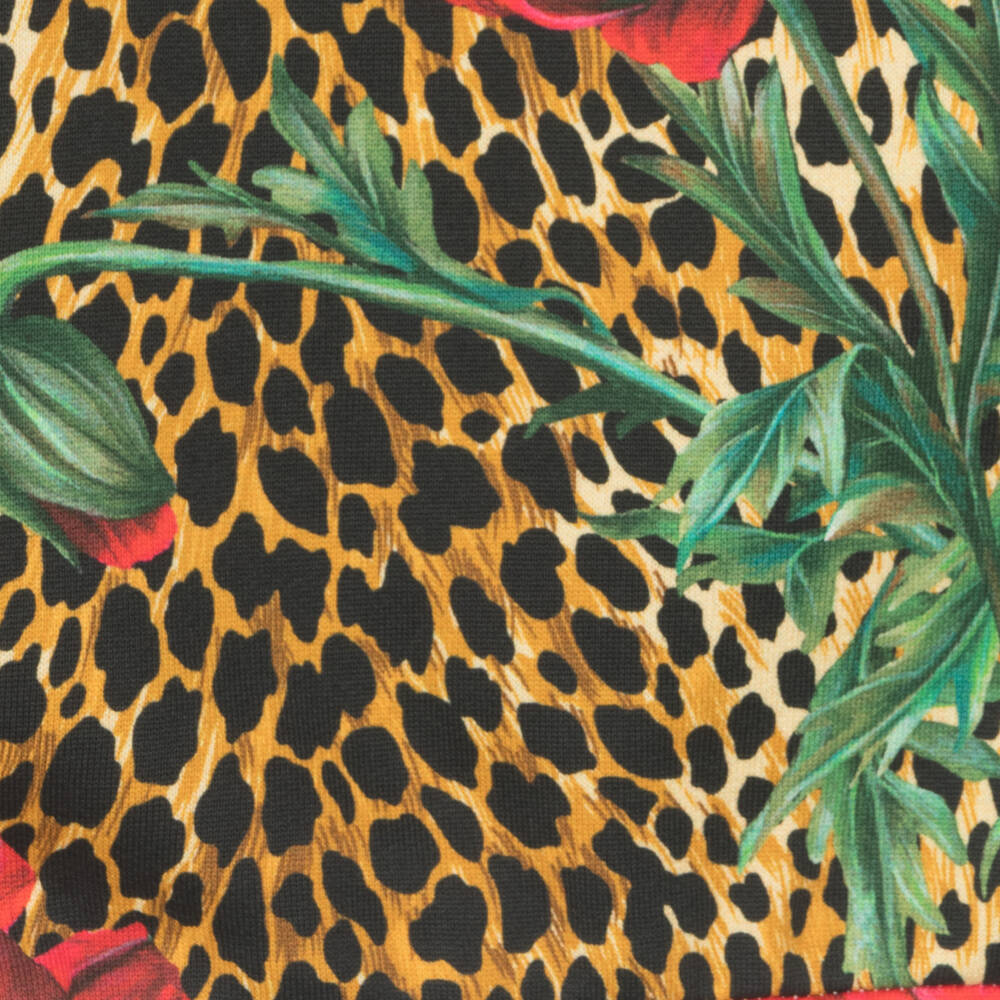 Dolce & Gabbana-Boys Cotton Leopard Zip-Up Top | Childrensalon Outlet